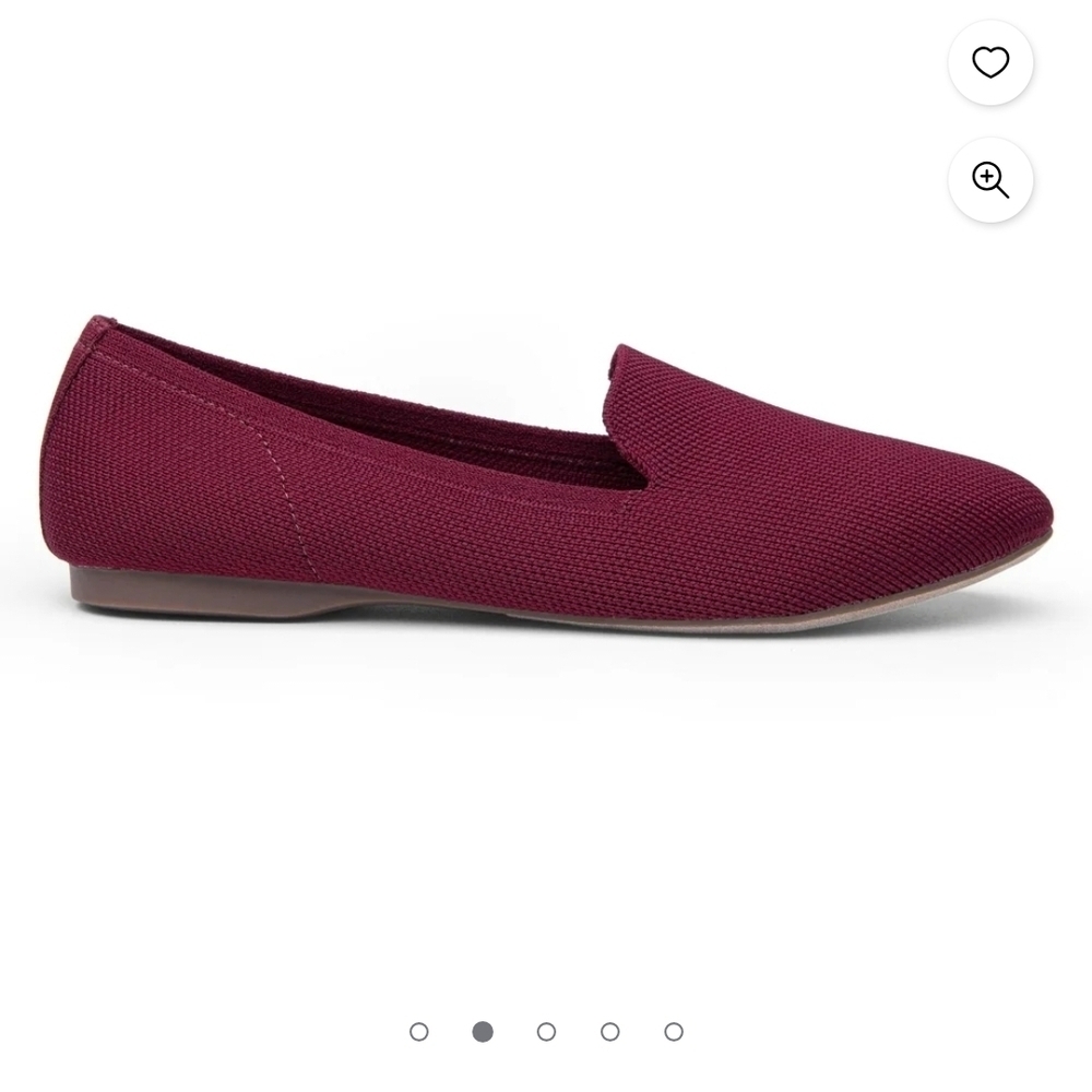 me Too Kerry Ruby Red Mesh Comfort Flat Womens Size 11